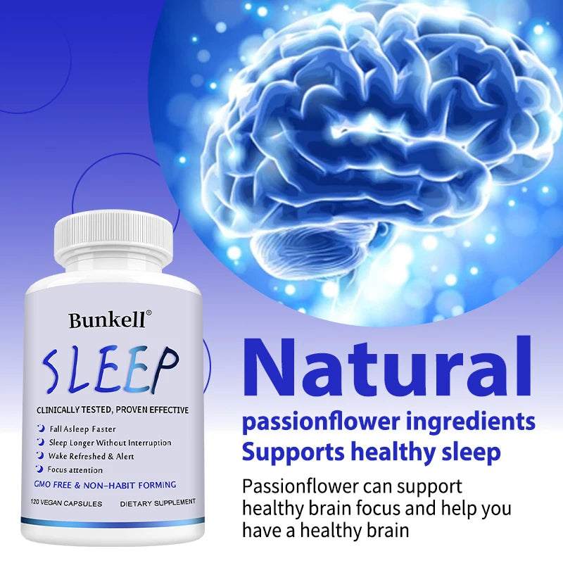 Sleep Supplement - Contains Magnesium Oxide, Magnesium Citrate, Magnesium Glycinate to Support Brain, Sleep, Focus and Cognition