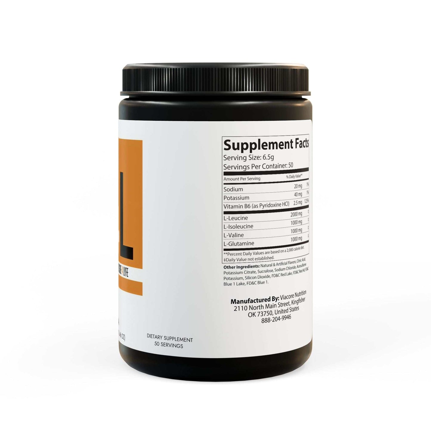 BCAA Supplement Grape 50 Servings for Athletic Performance & Recovery