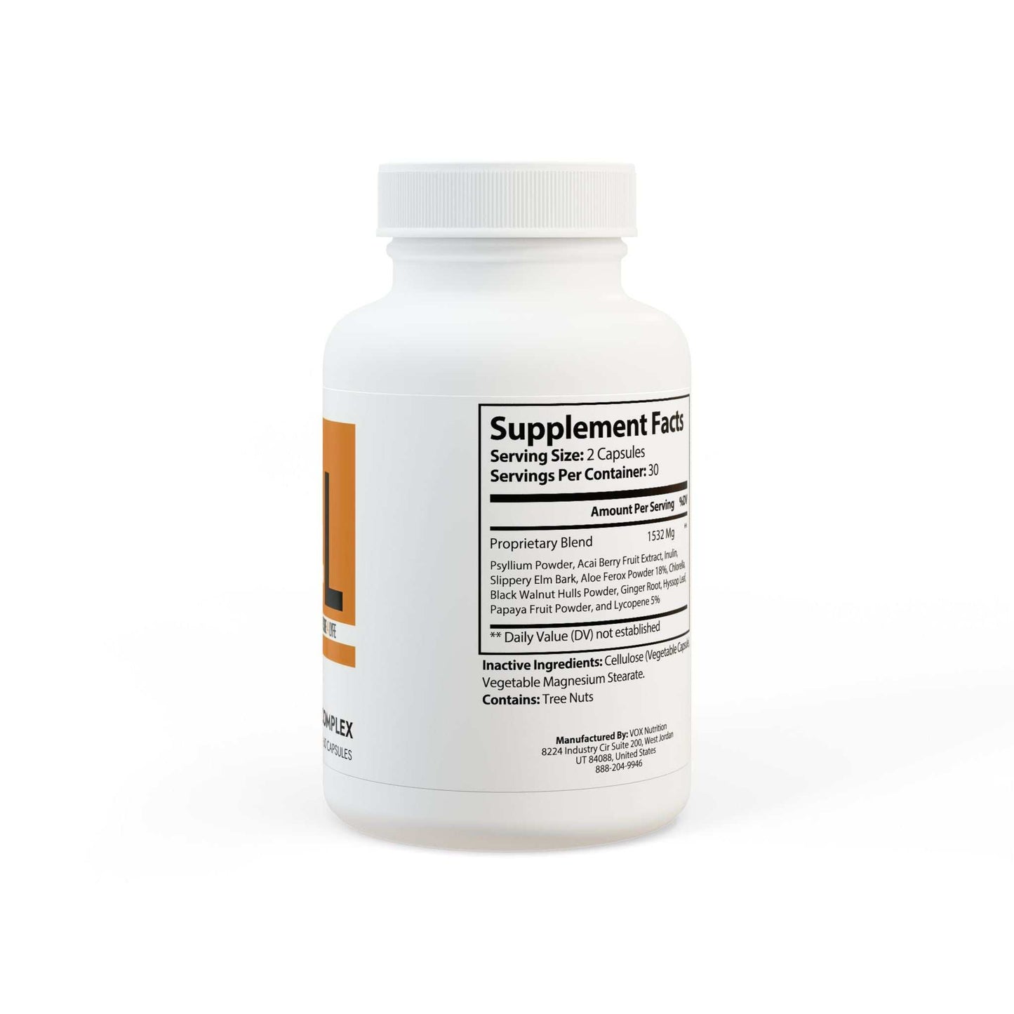 Acai Berry Complex Supplement for Digestive Support 60 Vegan Capsules