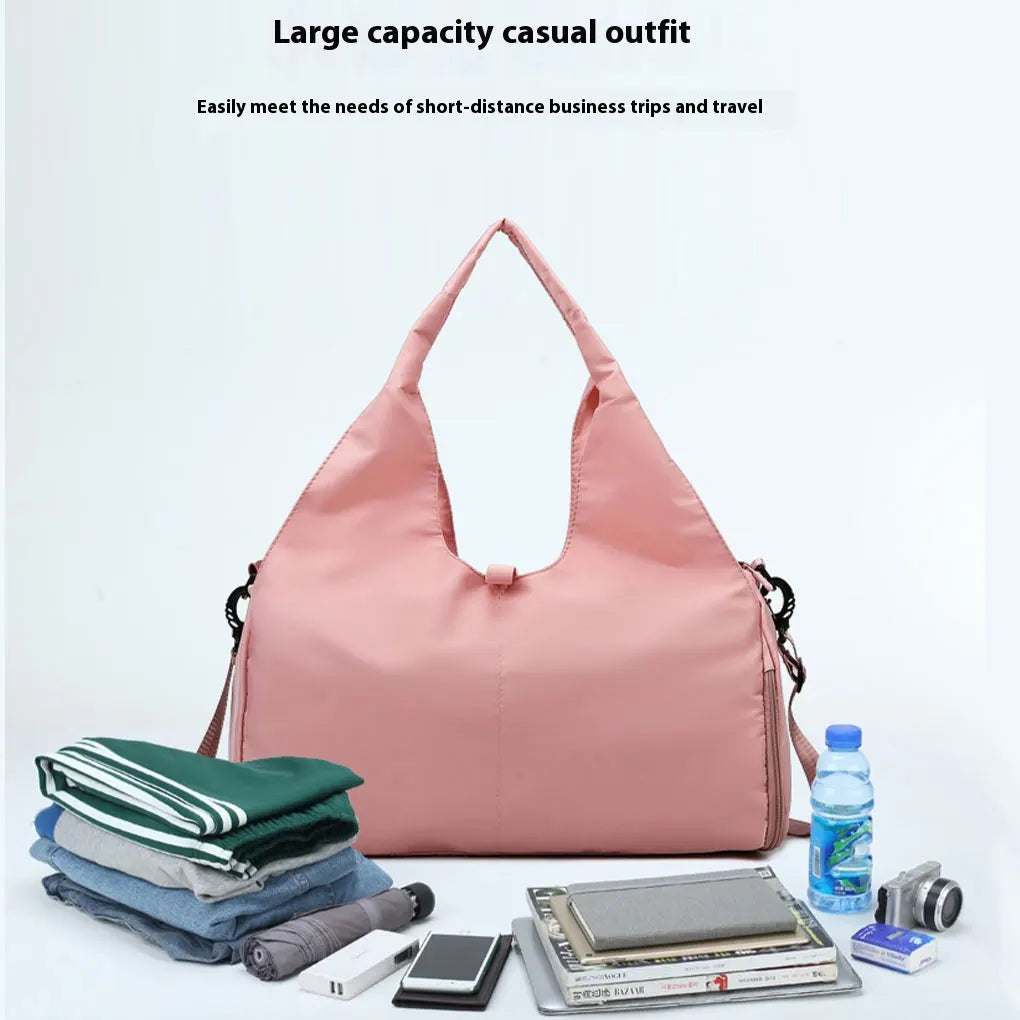 Yoga Mat Gym Bag for Women Sports Handbags Travel Fitness Tote Bag Yoga Swimming Shoulder Bag Large Capacity with Shoulder Strap