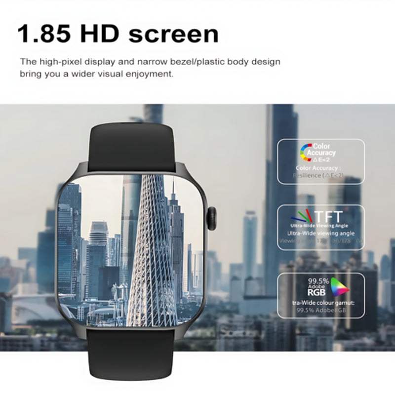 Smart Watch Women Men Fitness Tracker Heart Rate for Android Waterproof