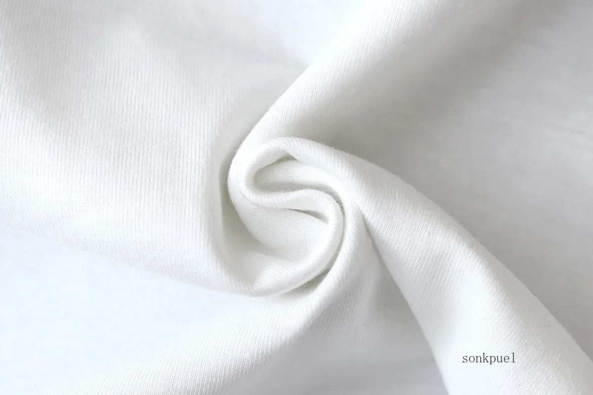 Children Cotton Short Sleeve White Red Black T-Shirt for Girls & Boys.