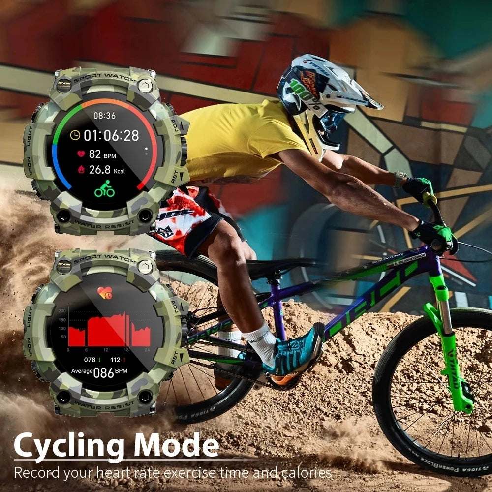 2025 New Fitness Tracker Smart Watch for Men Heart Rate Monitor Blood Pressure Smart Watch Suitable for Android Ios