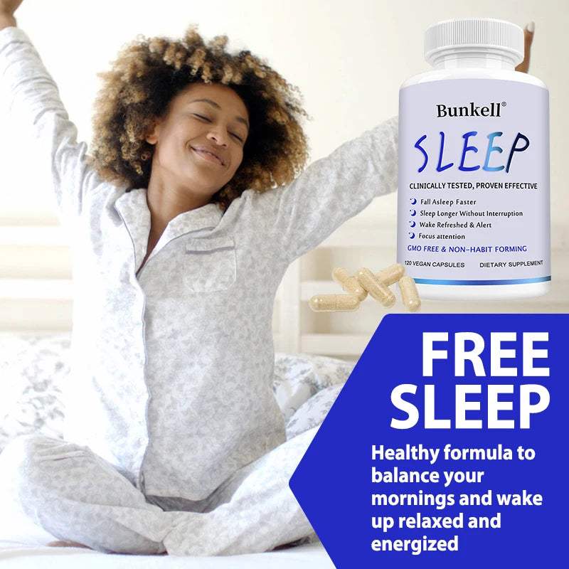 Sleep Supplement - Contains Magnesium Oxide, Magnesium Citrate, Magnesium Glycinate to Support Brain, Sleep, Focus and Cognition