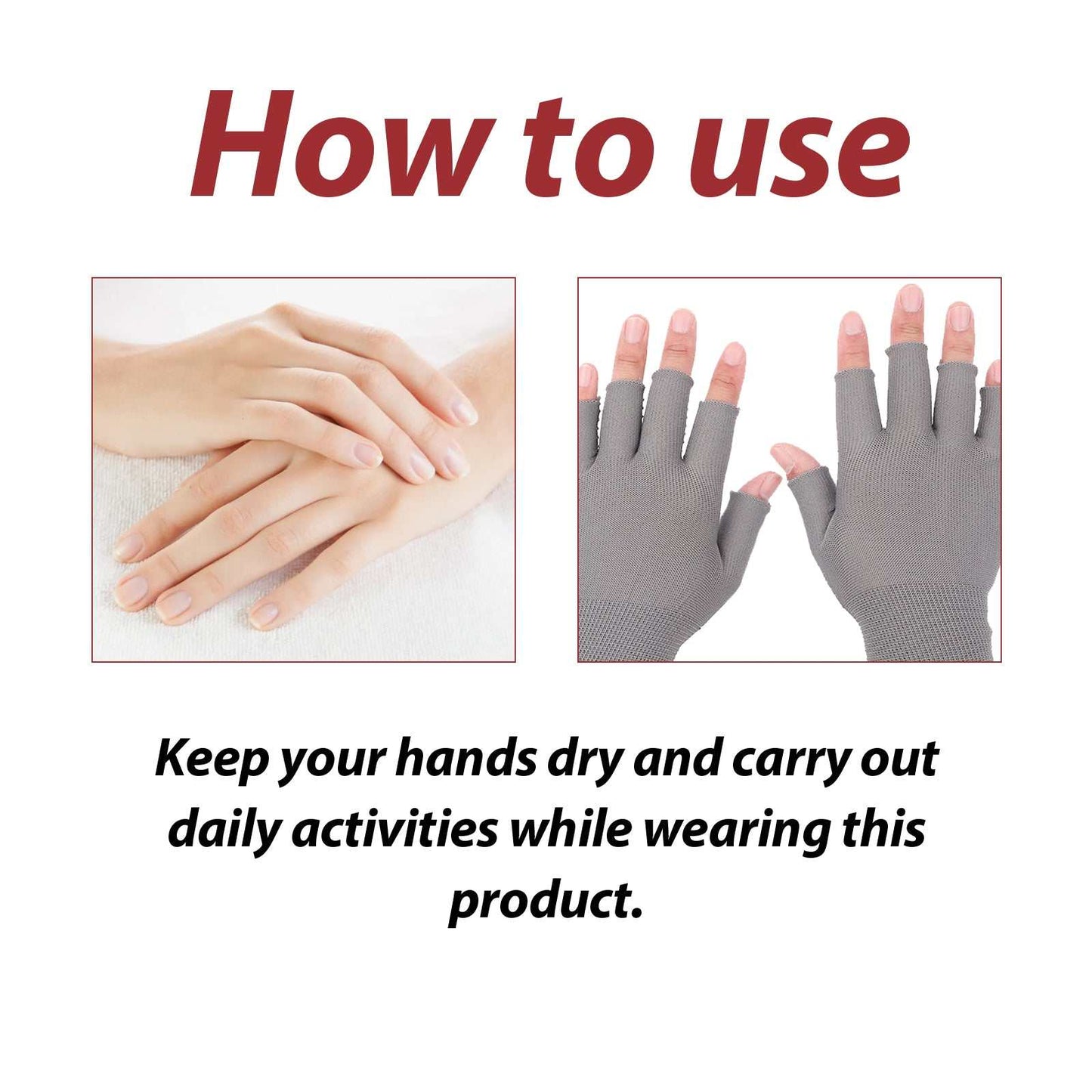 Houkea Joint Compression Gloves Wrist Gloves for Stiff Hands, Wrists, Thumbs, Sore Joints and Swollen Wrists
