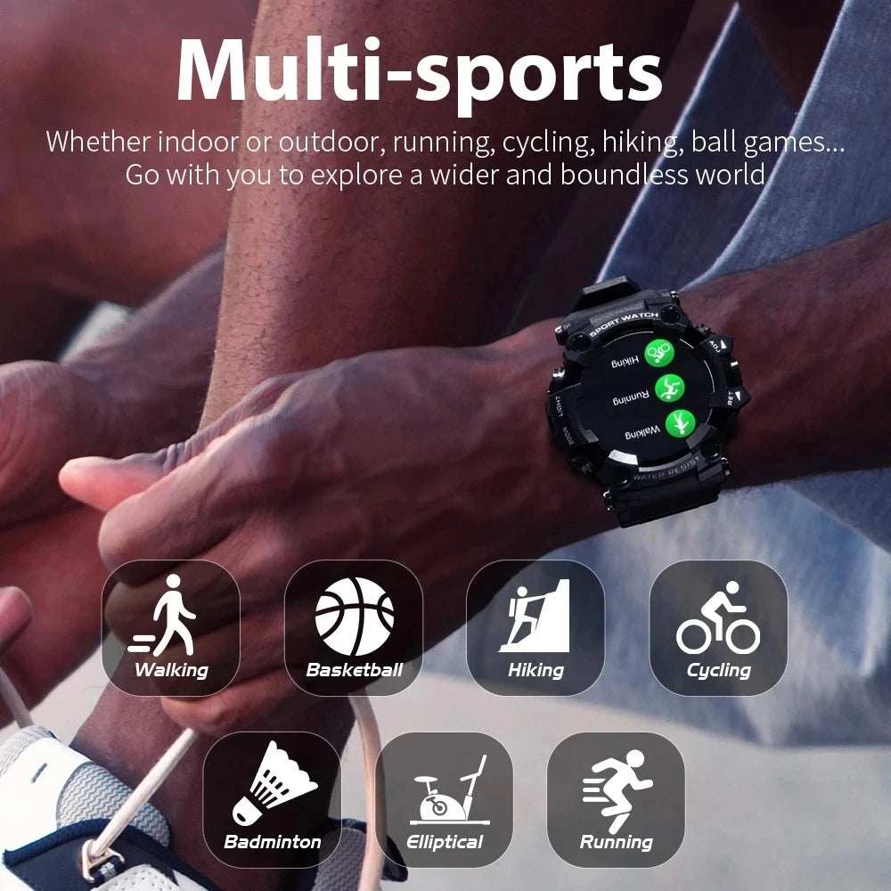 2025 New Fitness Tracker Smart Watch for Men Heart Rate Monitor Blood Pressure Smart Watch Suitable for Android Ios