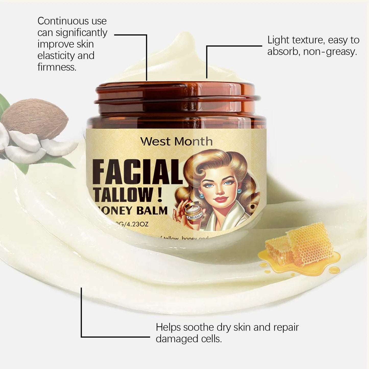 Beef Tallow Face Cream –The safe Natural Moisturizer for Radiant Skin.