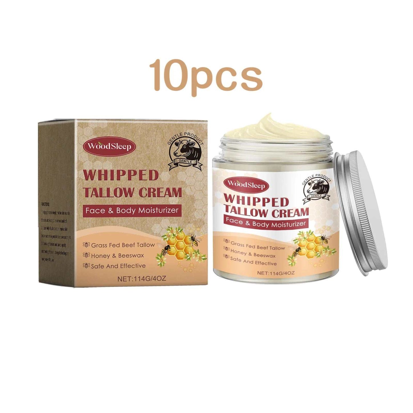114G Beef Tallow Nourish Face Cream Moisturizing Refreshing Facial Skin Soothing Hydrate Improve Rough Dry Skin Cream