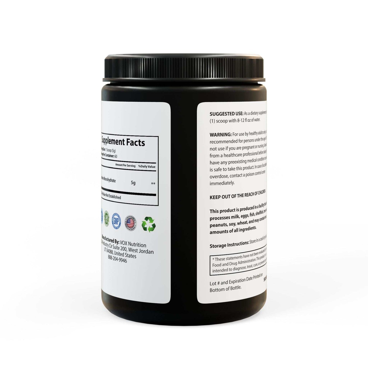 Creatine Monohydrate Supplement 300g for Enhanced Workout Performance