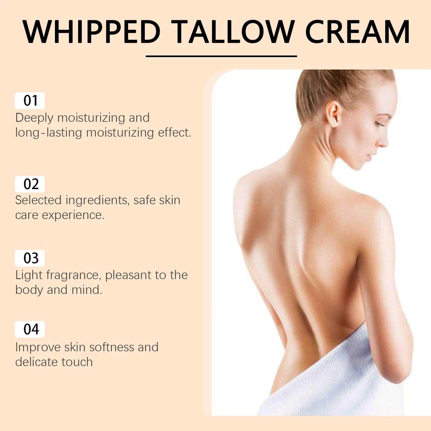 114G Beef Tallow Nourish Face Cream Moisturizing Refreshing Facial Skin Soothing Hydrate Improve Rough Dry Skin Cream