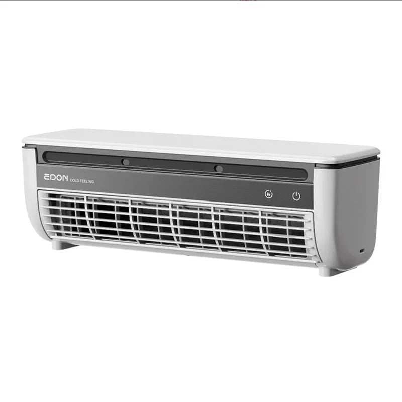 Wireless cooling air conditioning fan with cold fog feature, wall-mounted plastic kitchen fan, adjustable and cordless design
