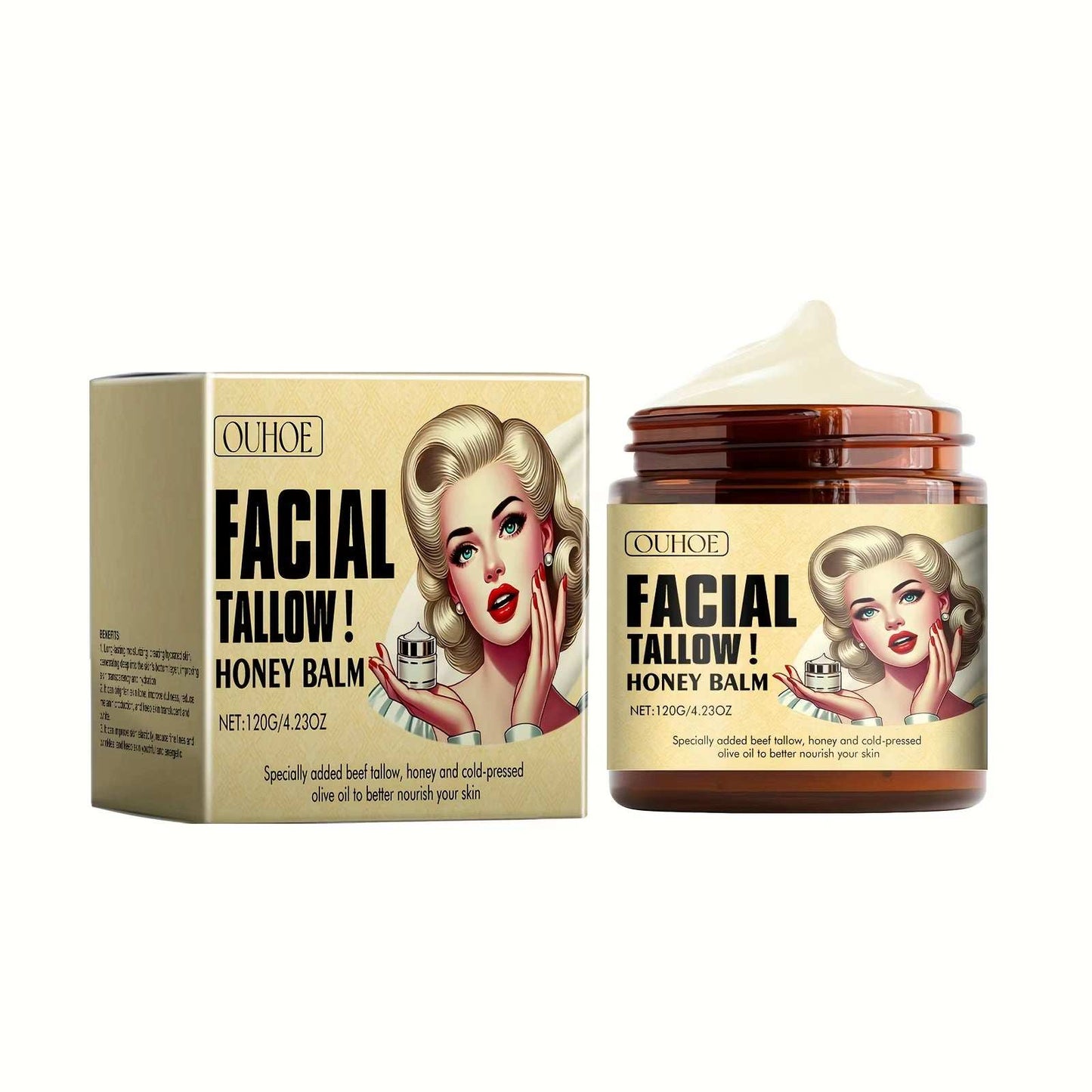 Beef Tallow Face Cream –The safe Natural Moisturizer for Radiant Skin.