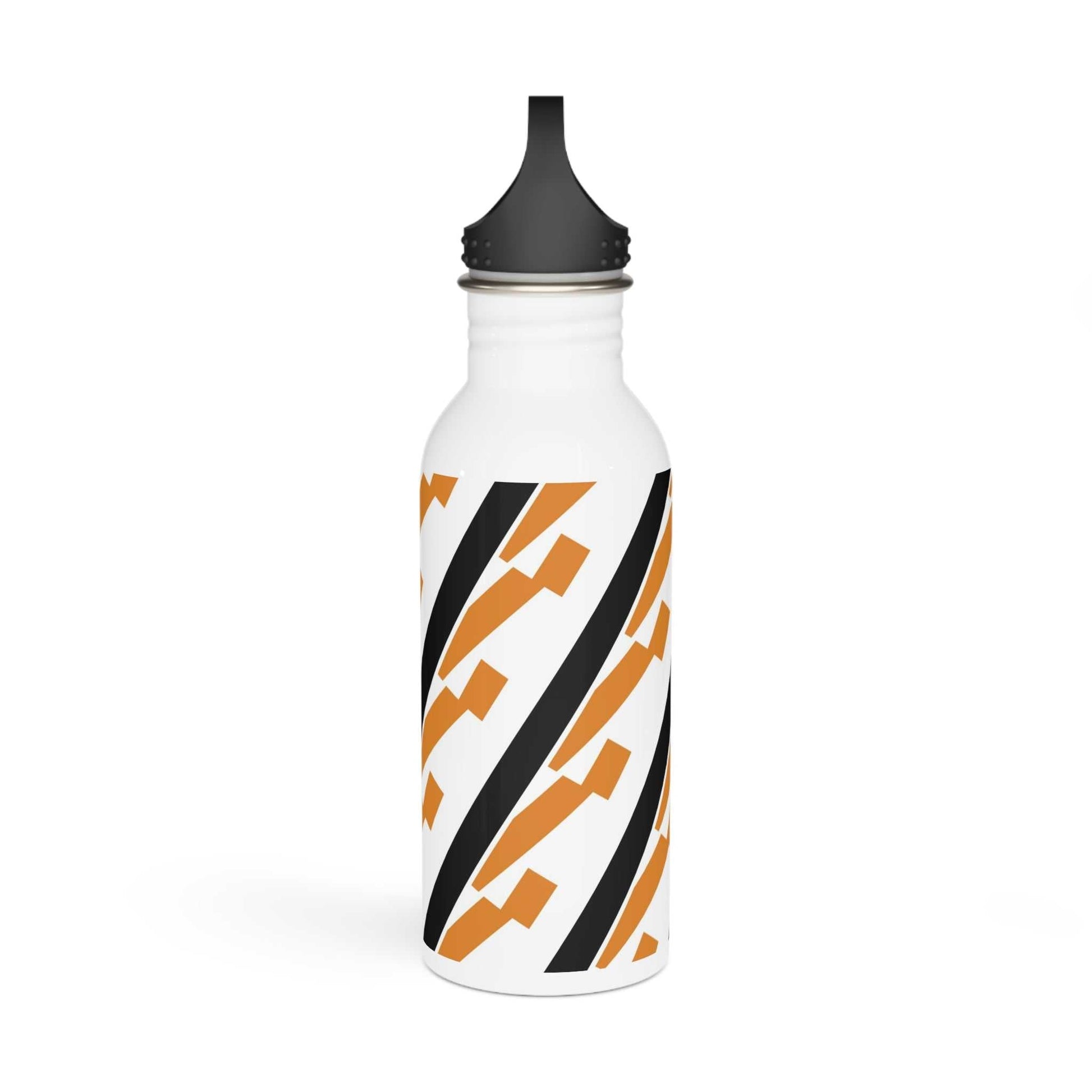 Tiger Stripe Stainless Steel Water Bottle - Durable & Vibrant Design..