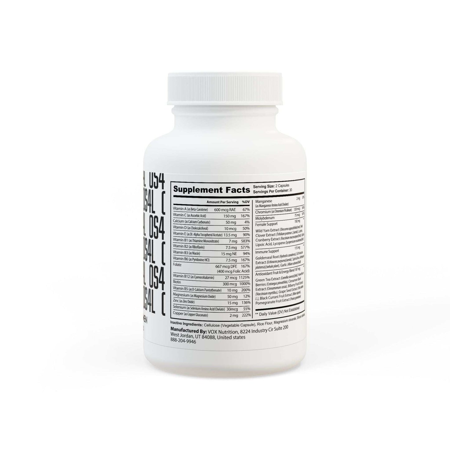 Copy of Multivitamin for Women Supplement (60 Capsules)