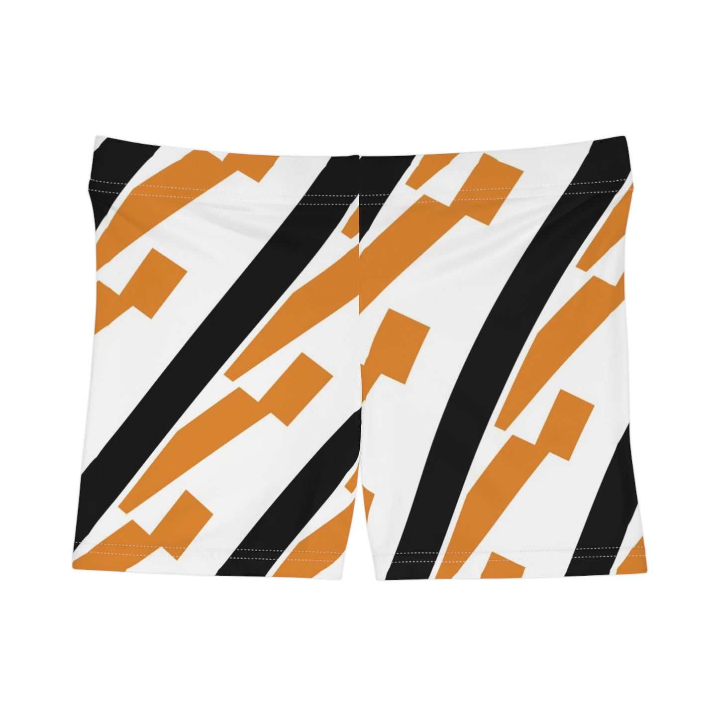 Geo Abstract Performance Shorts - Vibrant, Wicking Women's Activewear.