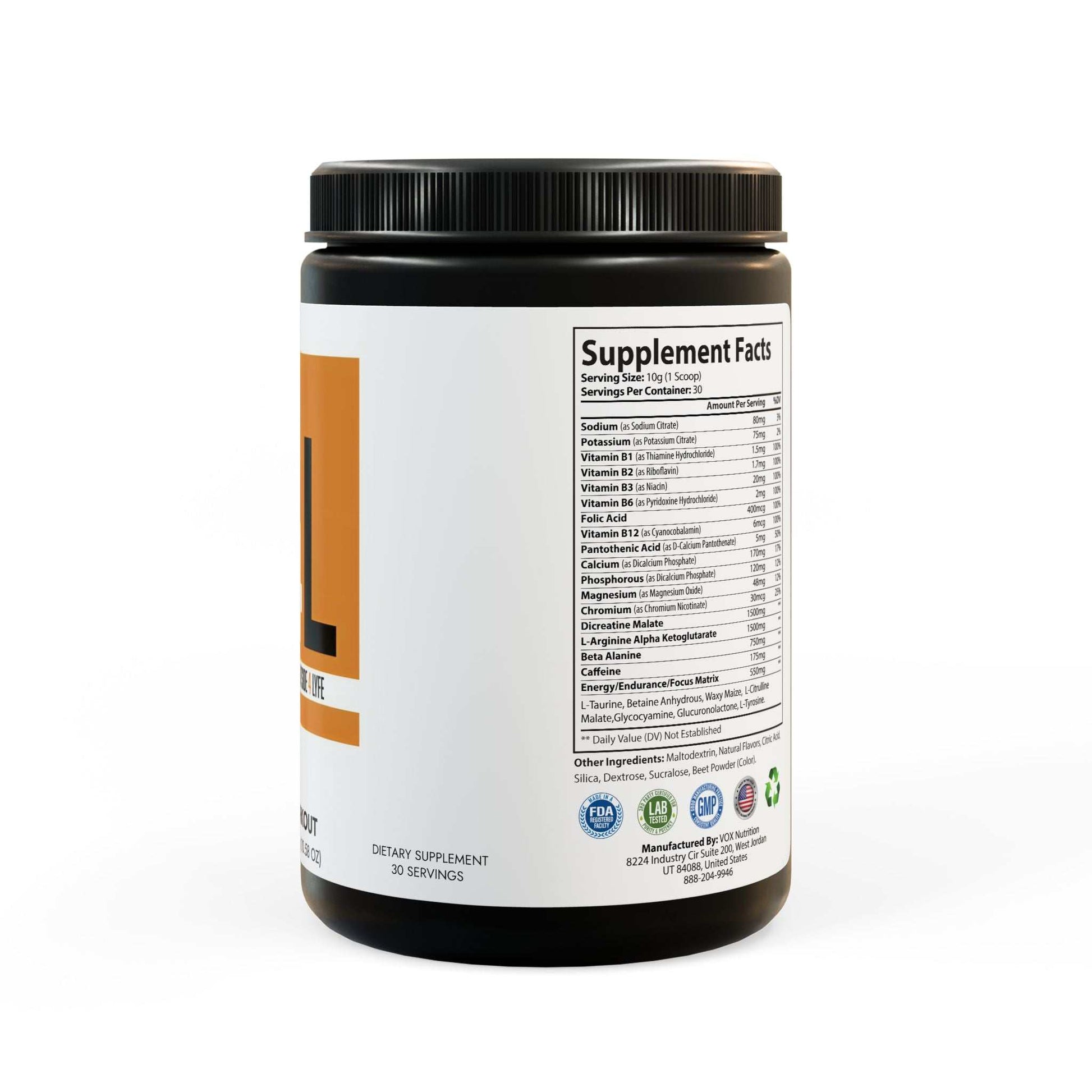 Pre-Workout Supplement