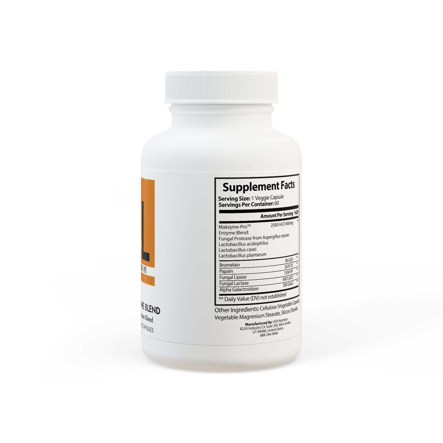 Digestive Enzyme Blend Support - 60 Capsules for Optimal Digestion....