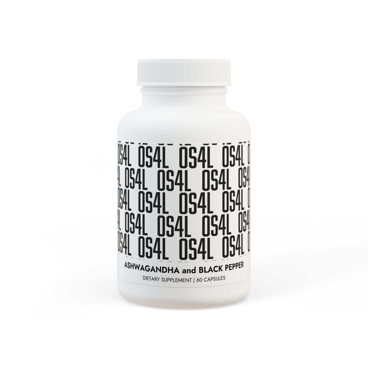 Ashwagandha and Black Pepper Supplement –60 Capsules | OS4L supplement