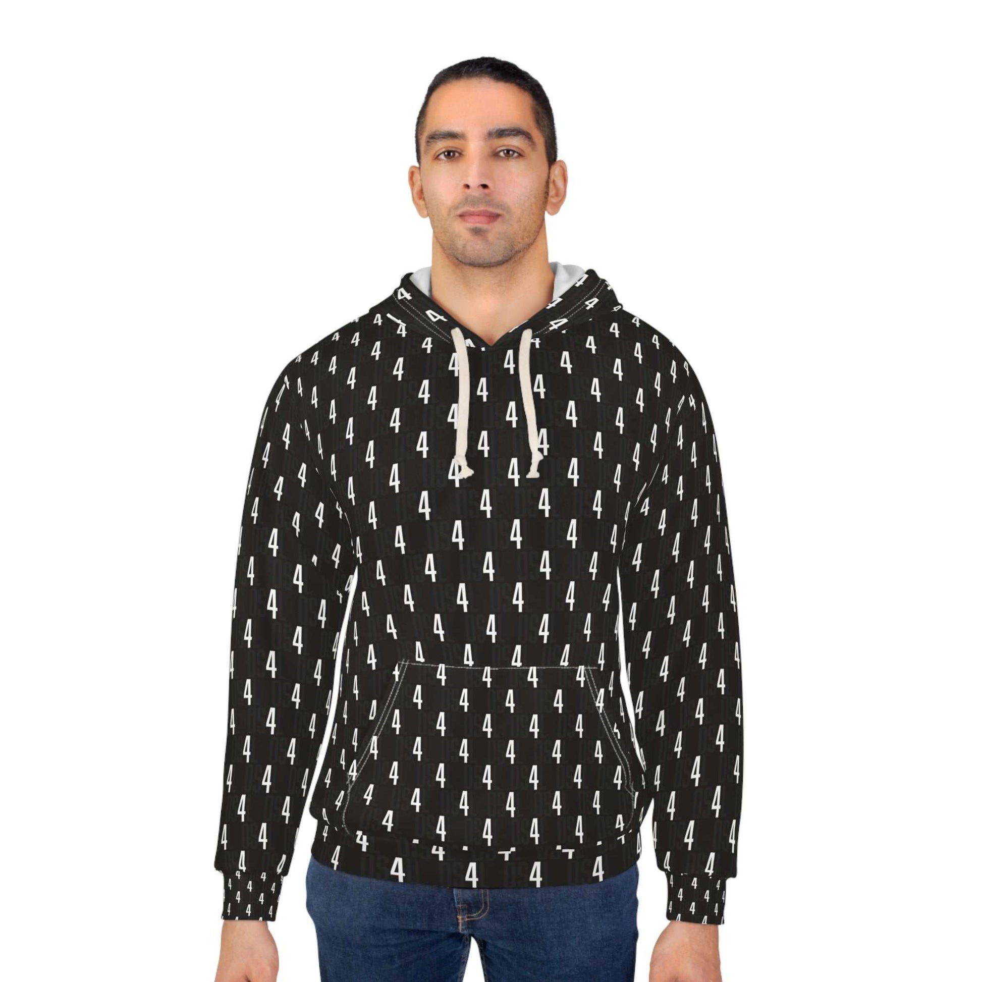 Slim 4's Asphalt Hoodie - Bold Geometric Style with Vivid Colors slim.
