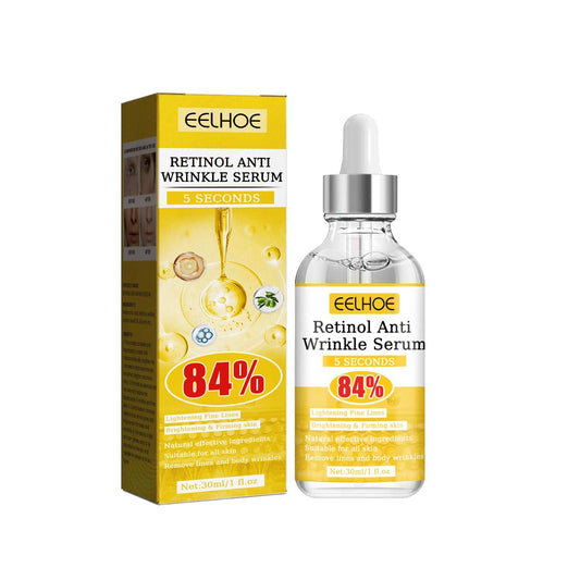 EELHOE Retinol Anti Wrinkle Serum with hyaluronic acid for firming and brightening skin, reducing fine lines and wrinkles.