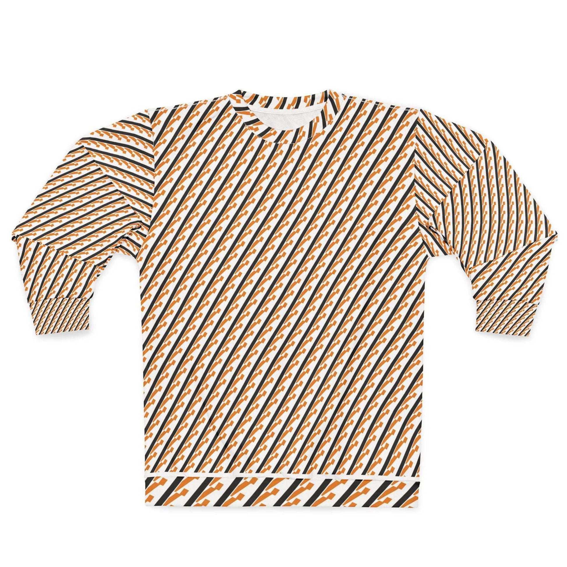 Geo Abstract Crewneck - Bold Artistic Pattern in Classic Fit Abstract.