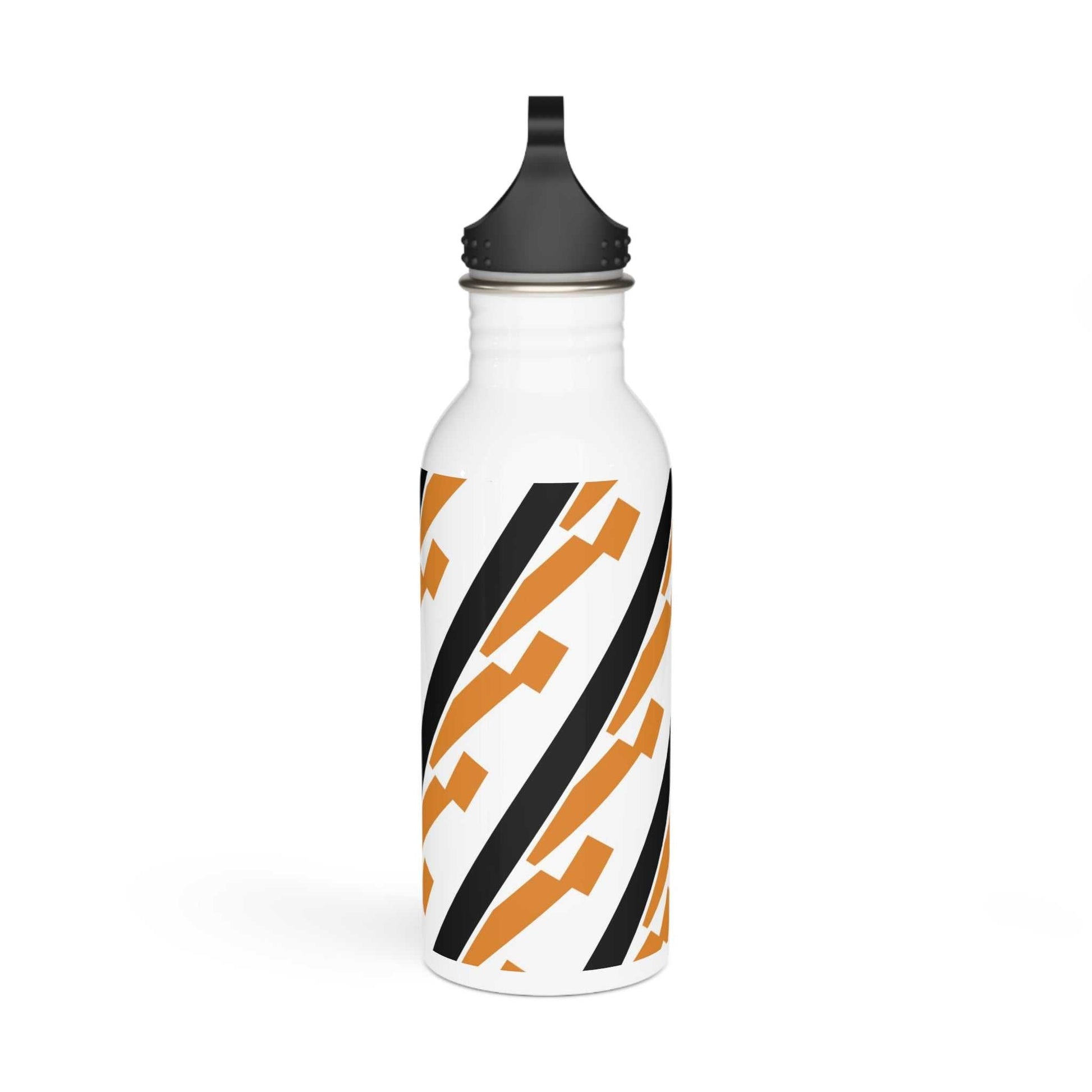Tiger Stripe Stainless Steel Water Bottle - Durable & Vibrant Design..