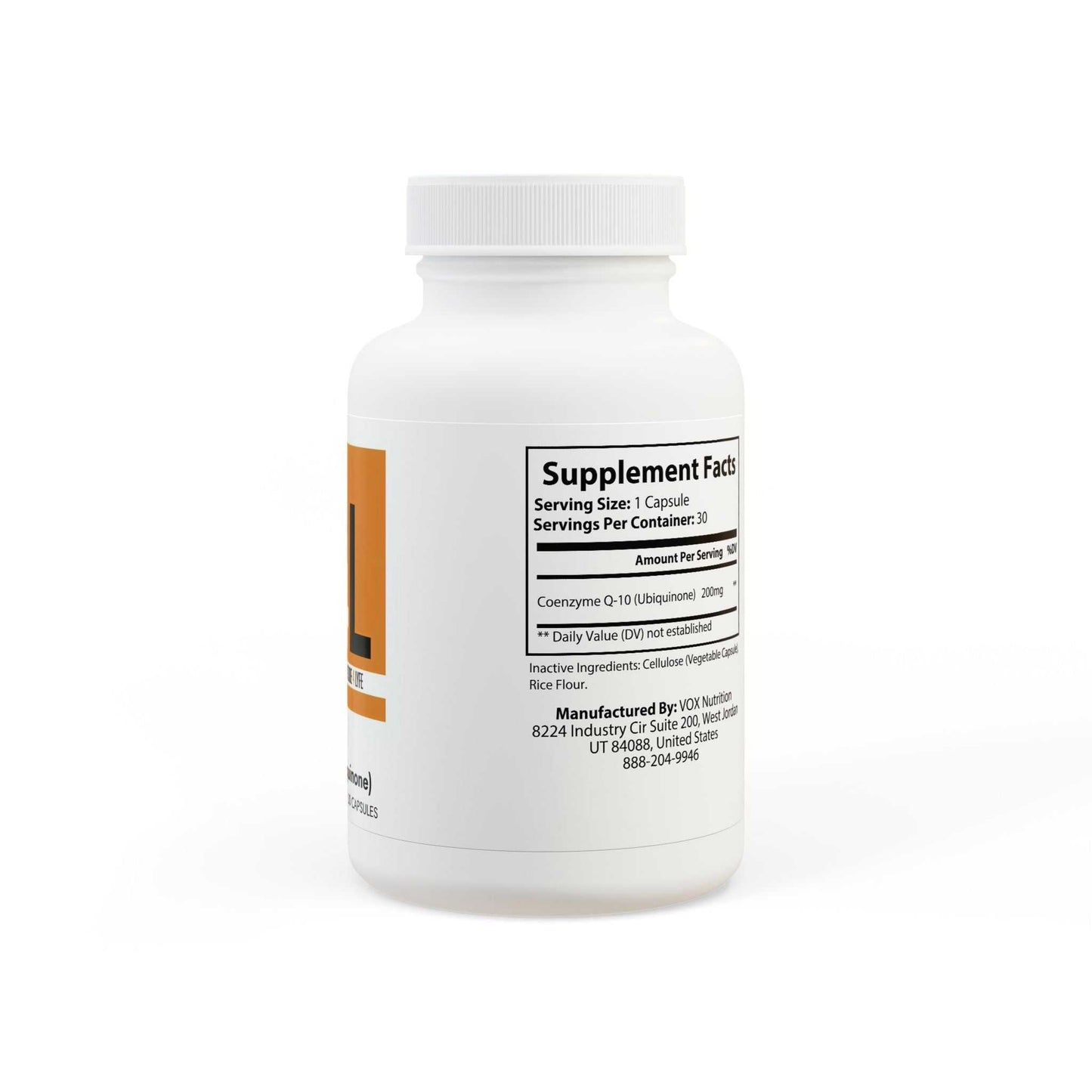 CoQ10 Supplement - Vegan, Non-GMO Antioxidant Support Capsules (30)...