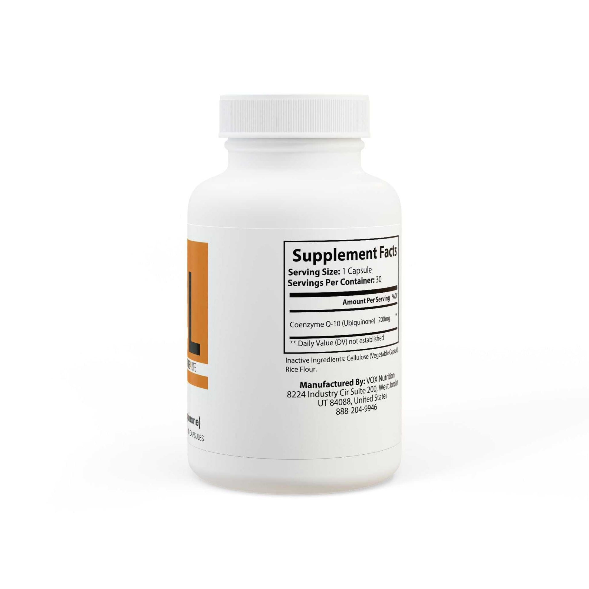 CoQ10 Supplement - Vegan, Non-GMO Antioxidant Support Capsules (30)...