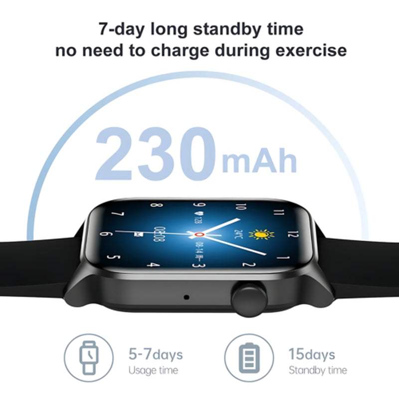 Smart Watch Women Men Fitness Tracker Heart Rate for Android Waterproof