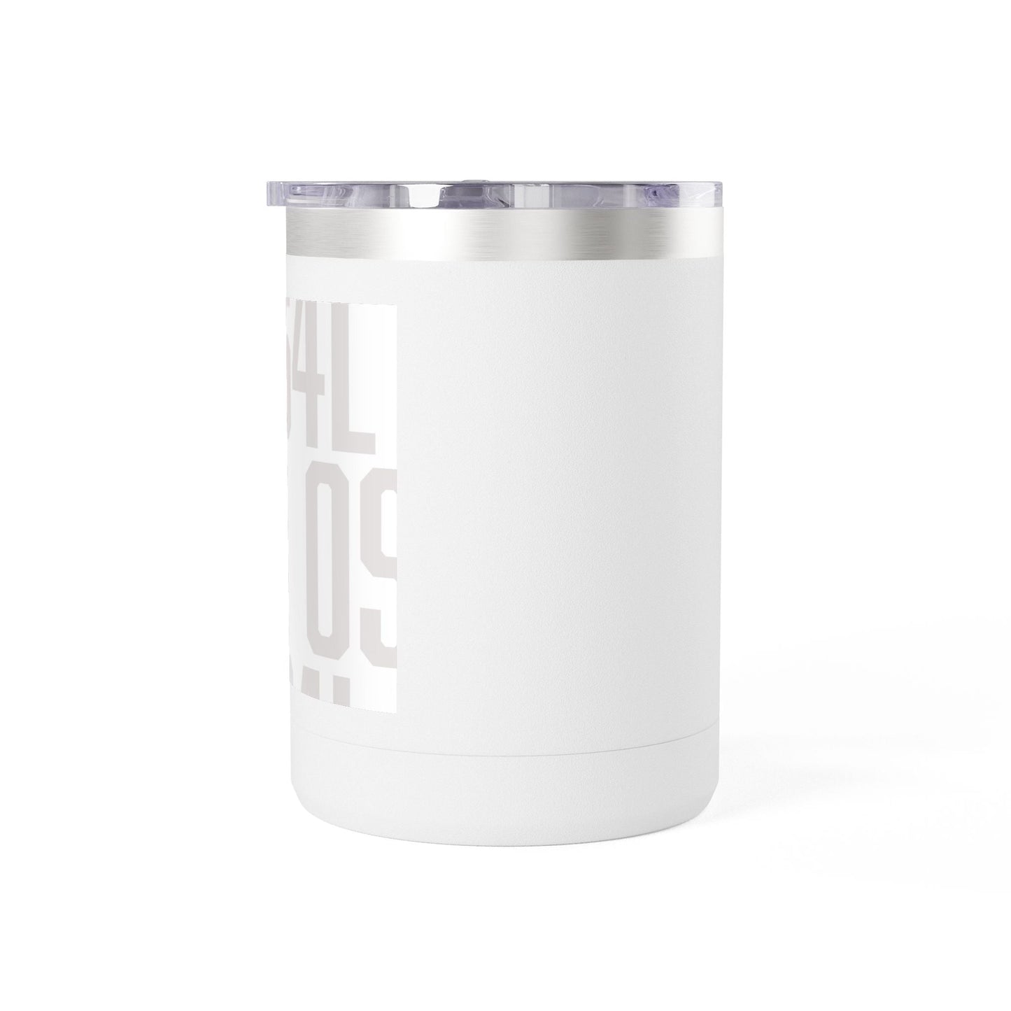 White 15oz stainless steel Coffee Mug Tumbler with lid and double-wall insulation