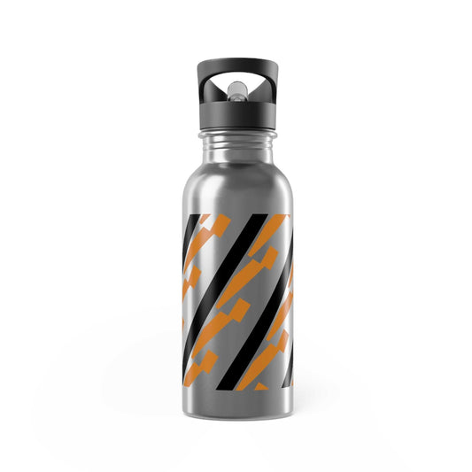20oz Stainless Steel Water Bottle with Straw -Modern Typography Design
