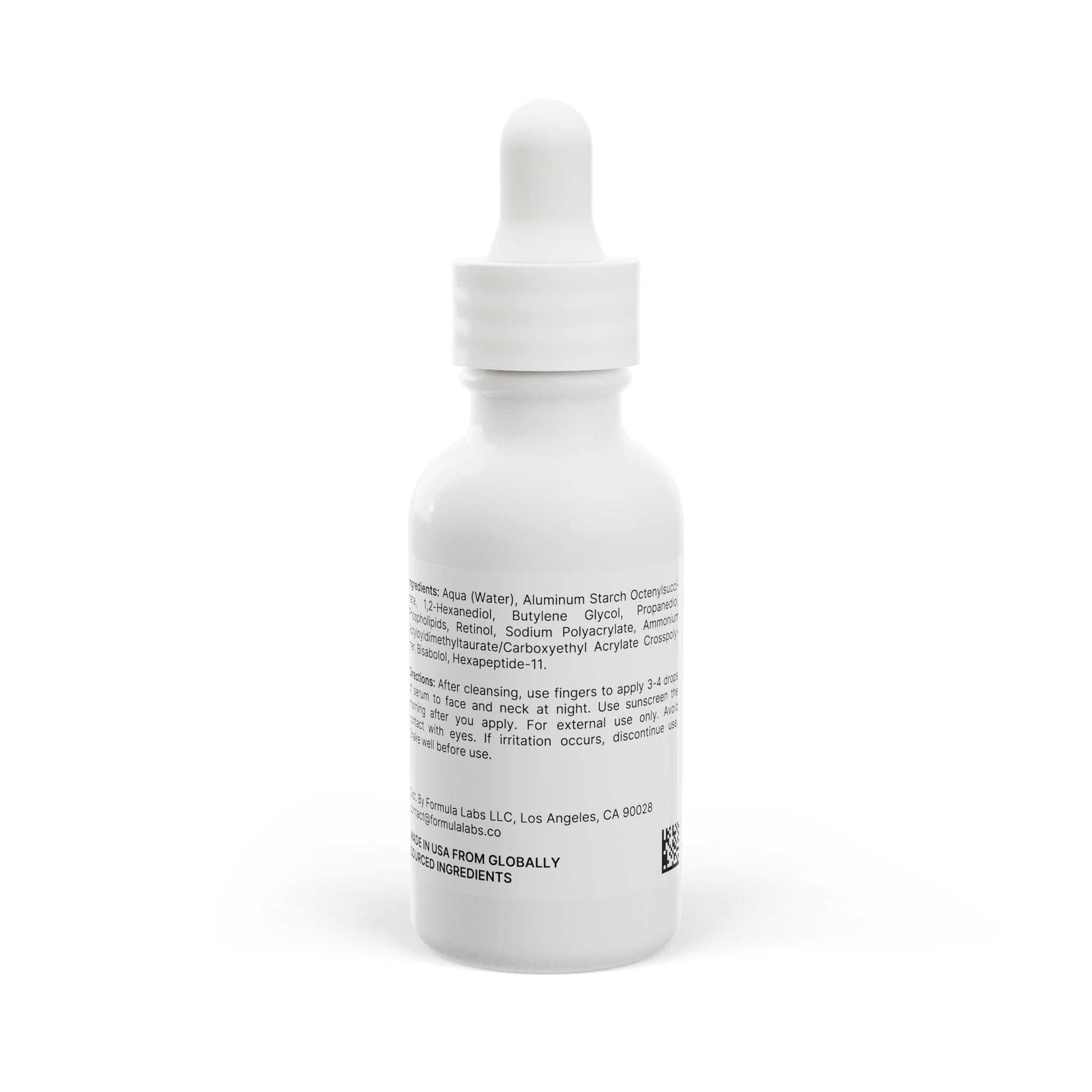 Retinol and Peptide Face Serum | Anti-Aging, Firming & Collagen Boost.