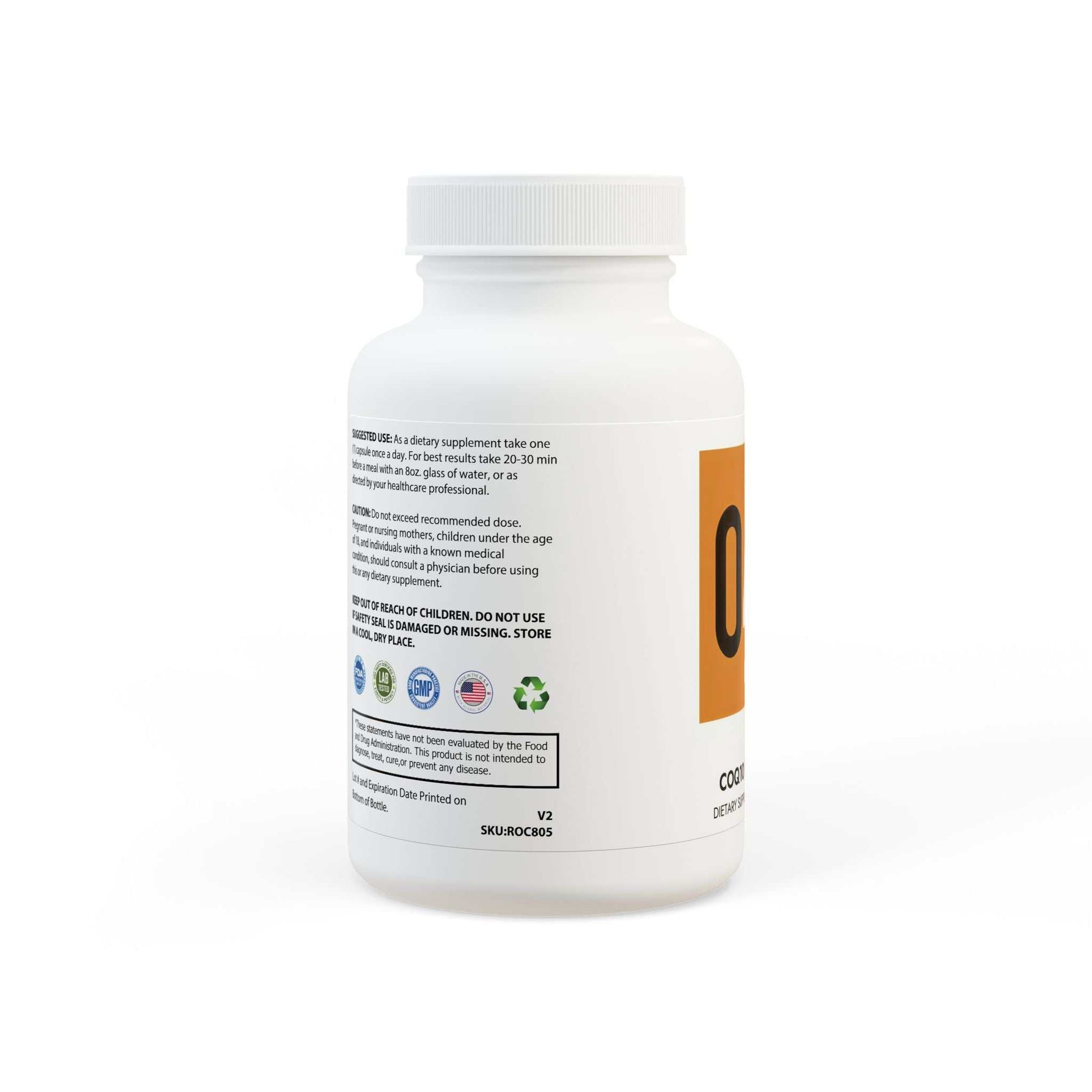 CoQ10 Supplement - Vegan, Non-GMO Antioxidant Support Capsules (30)...