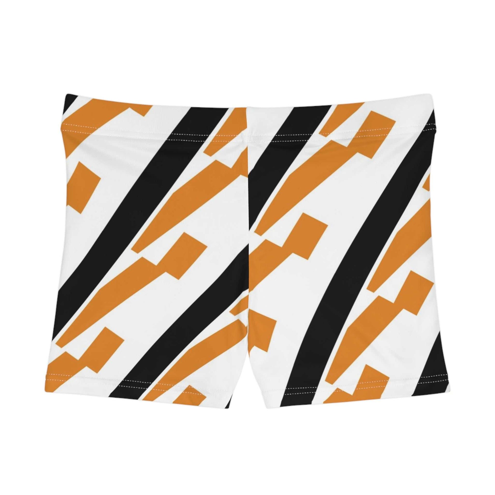 Geo Abstract Performance Shorts - Vibrant, Wicking Women's Activewear.