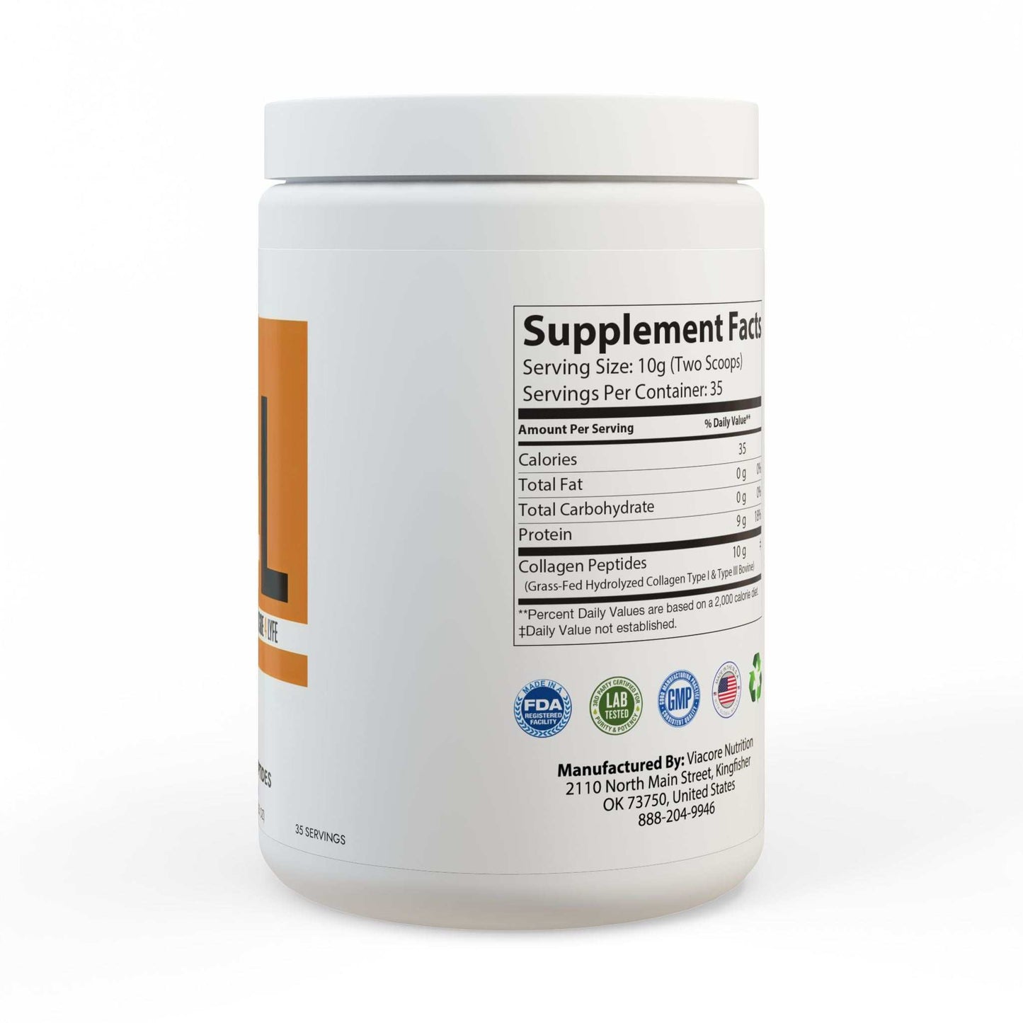Collagen Peptides Type I III Supplement for Healthy Skin & Joints.....
