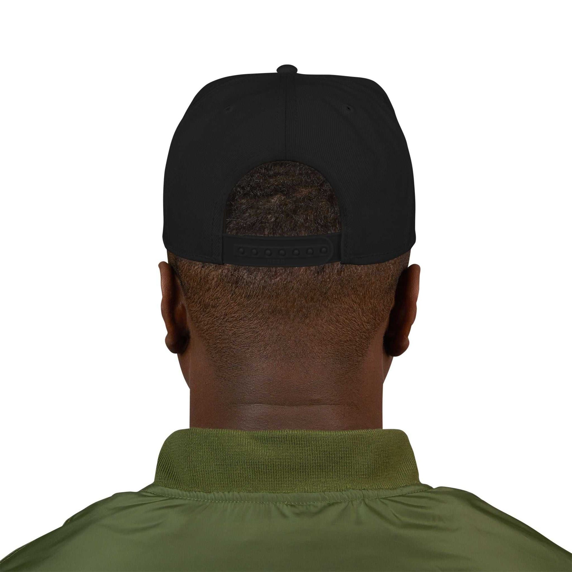 Snapback Embroidery- High-Quality Structured  & Adjustable Fit caps...