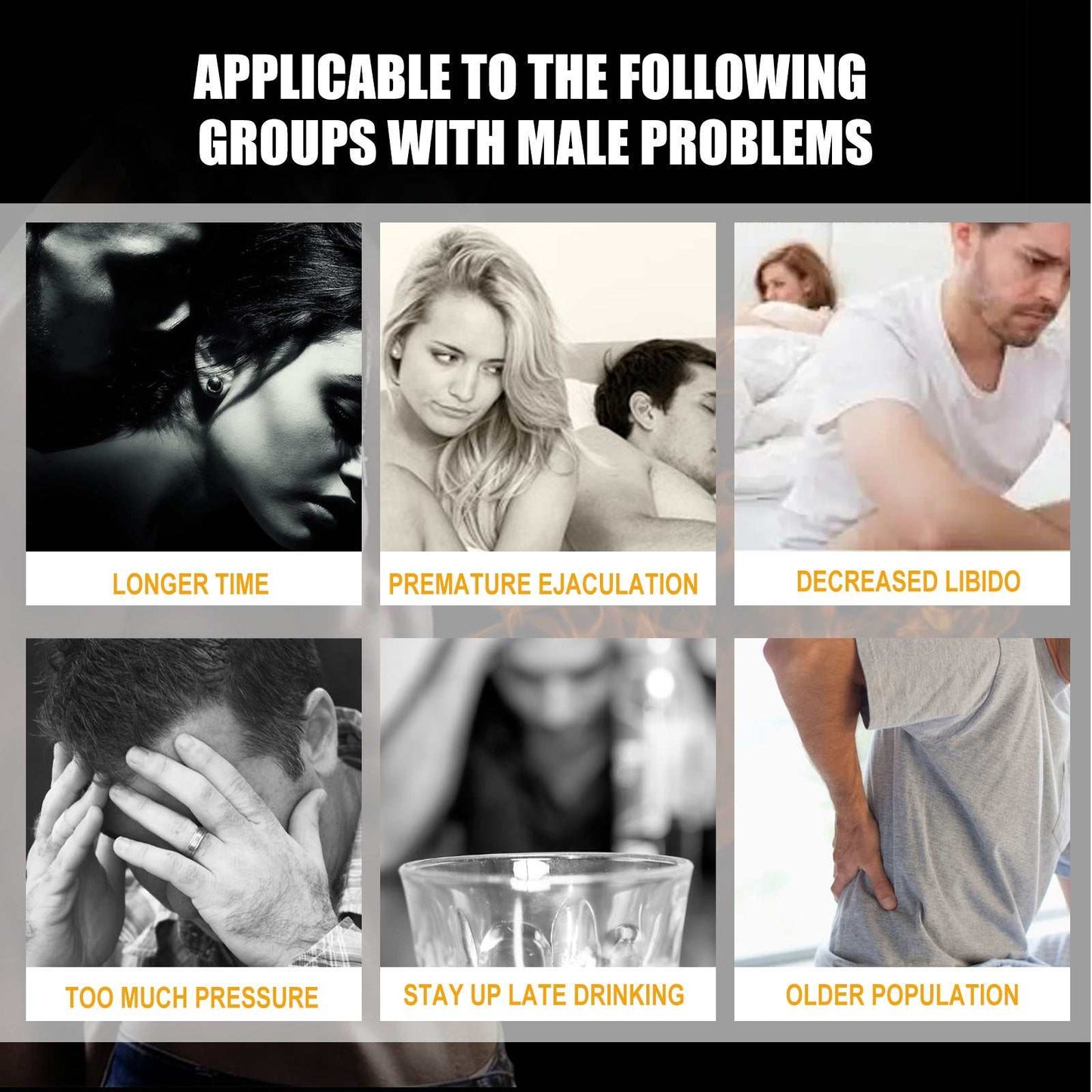 Men Massage Essential Oil Boost Men's Strength & Endurance Naturally..
