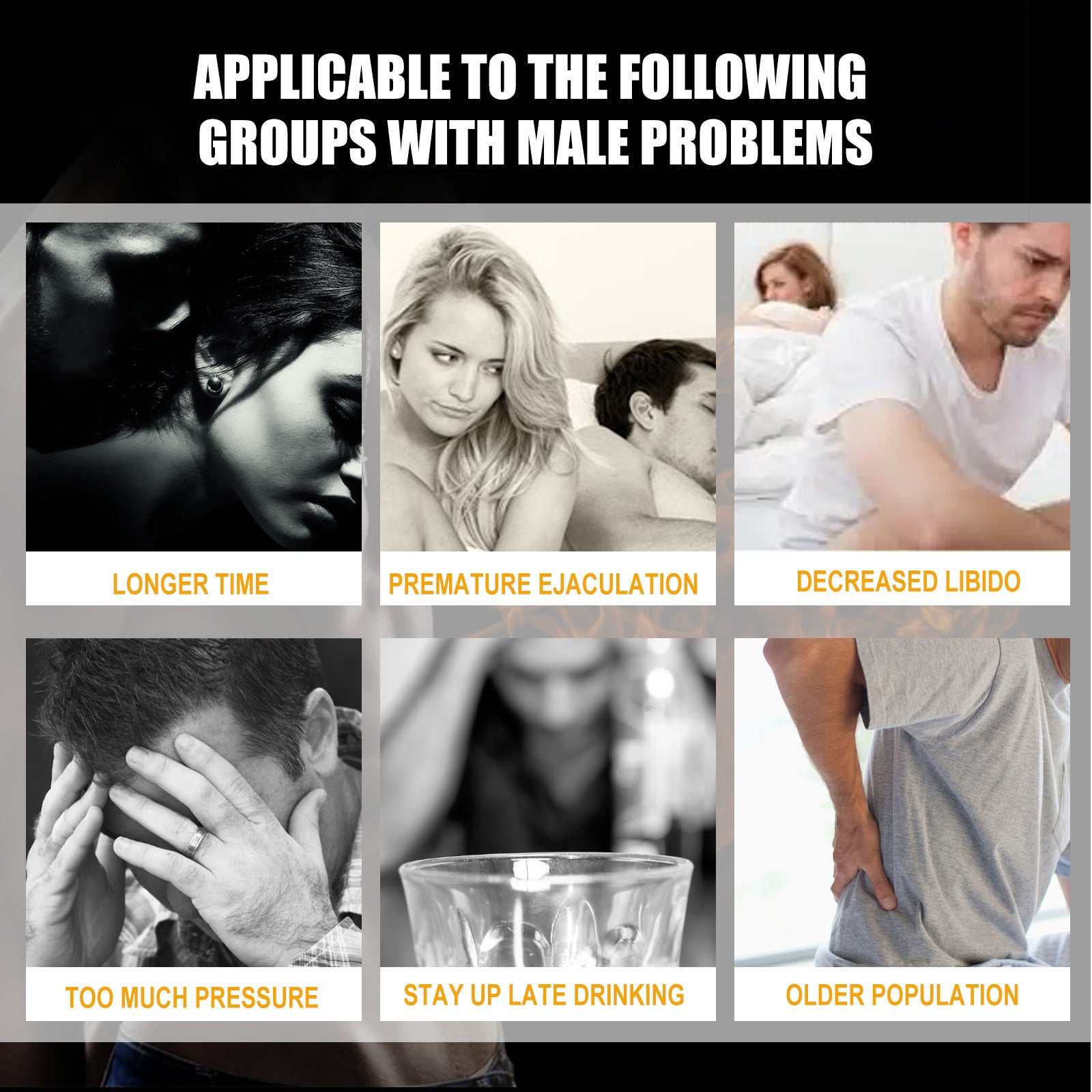 Men Massage Essential Oil Boost Men's Strength & Endurance Naturally..