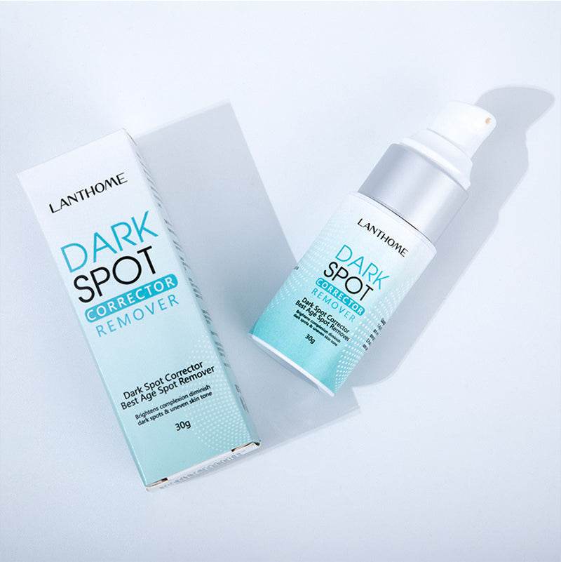 Lanhome Dark Spot Corrector Remover cream bottle and box on white background