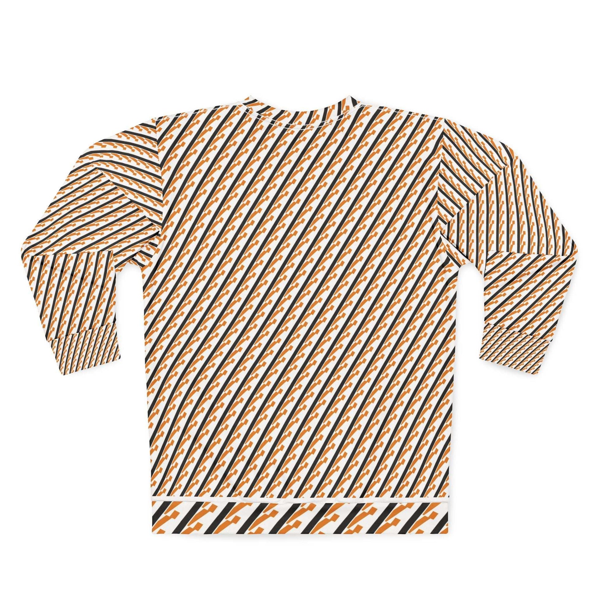 Geo Abstract Crewneck - Bold Artistic Pattern in Classic Fit Abstract.