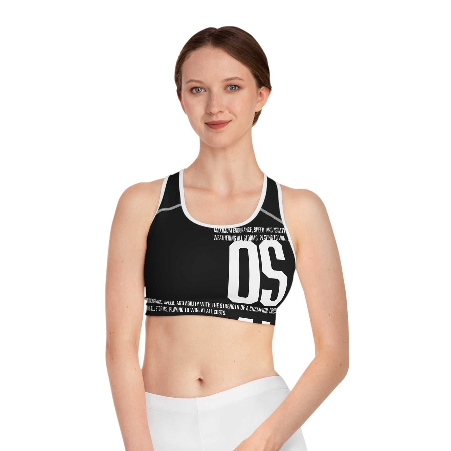 Sports Bra AOP – The Mission Performance Sports Bra | OS4LSports Bra..