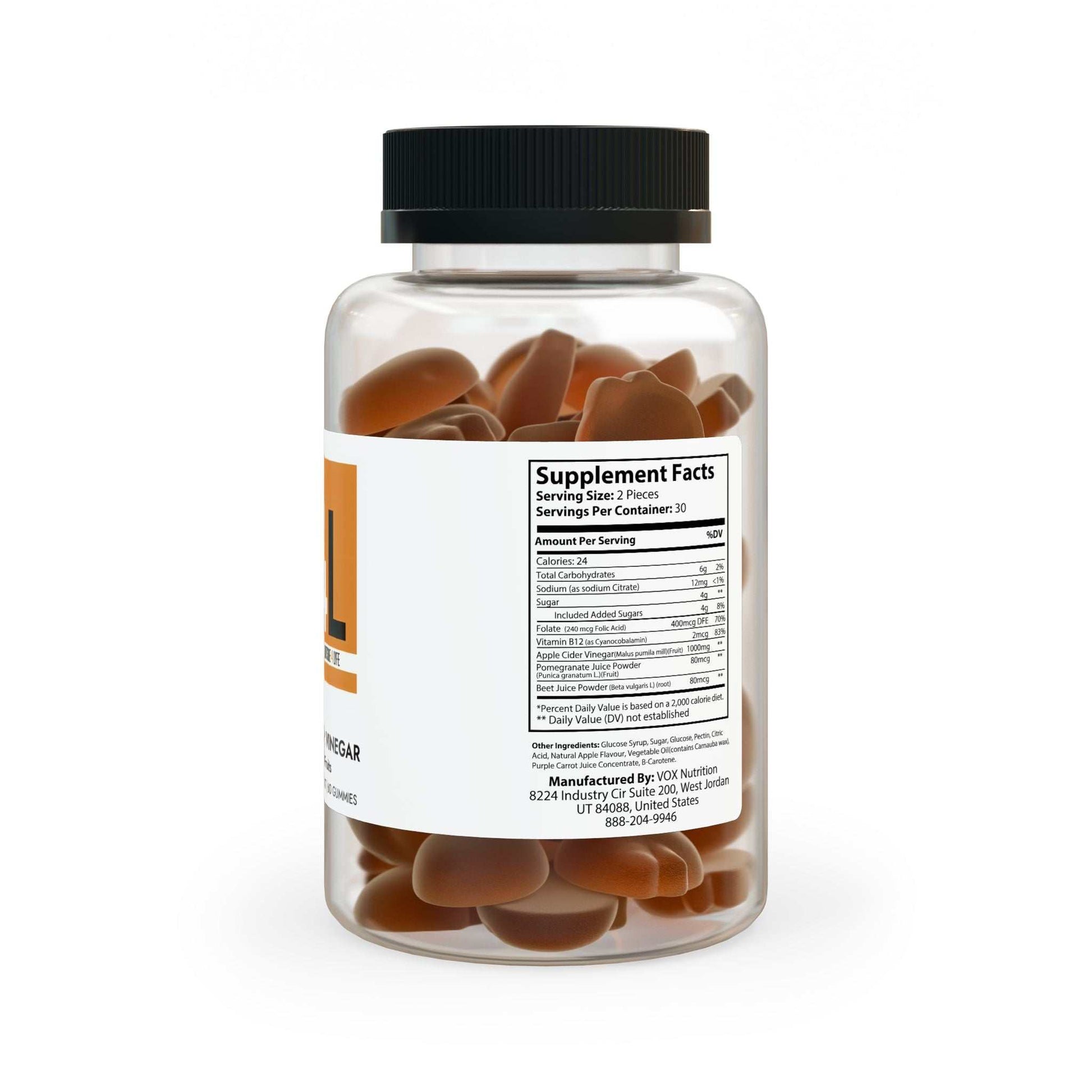 Apple Cider Vinegar Gummies - Delicious Vegan Supplement for Better.. 