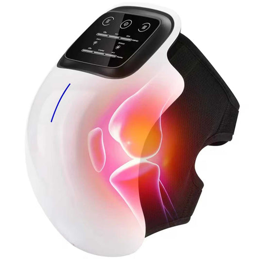 Smart Hot Compress Knee Massagers Relaxing Leg Joint Heating Vibration Massager Cordless Knee Pads Gift Mom and Dad