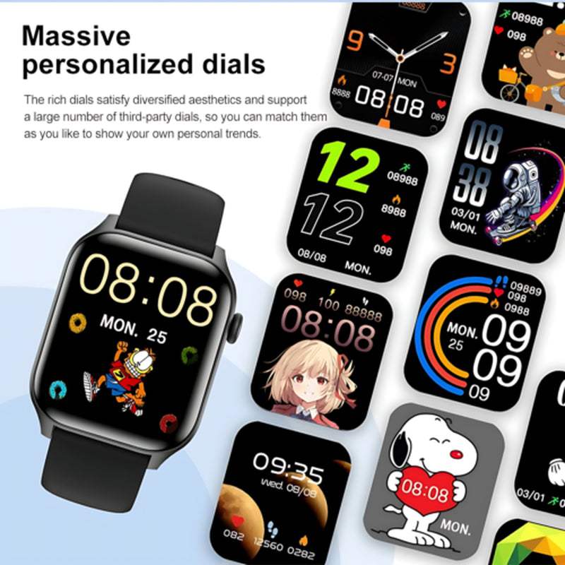 Smart Watch Women Men Fitness Tracker Heart Rate for Android Waterproof