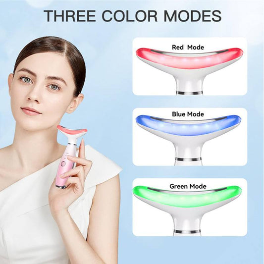 Facial and Neck Massager, Pink Neck Beauty Device
