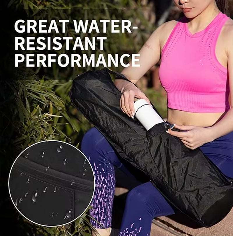 Yoga Mat Bag with Water Bottle Pocket & Wet Storage – Multi-Functional Carrier for Gym, Pilates & Fitness