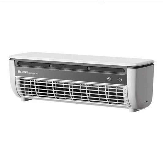 Wireless cooling air conditioning fan with cold fog feature, wall-mounted plastic kitchen fan, adjustable and cordless design