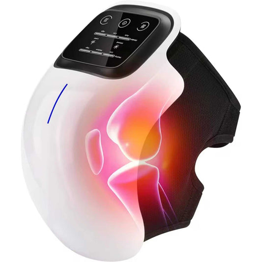 Smart Hot Compress Knee Massagers Relaxing Leg Joint Heating Vibration Massager Cordless Knee Pads Gift Mom and Dad