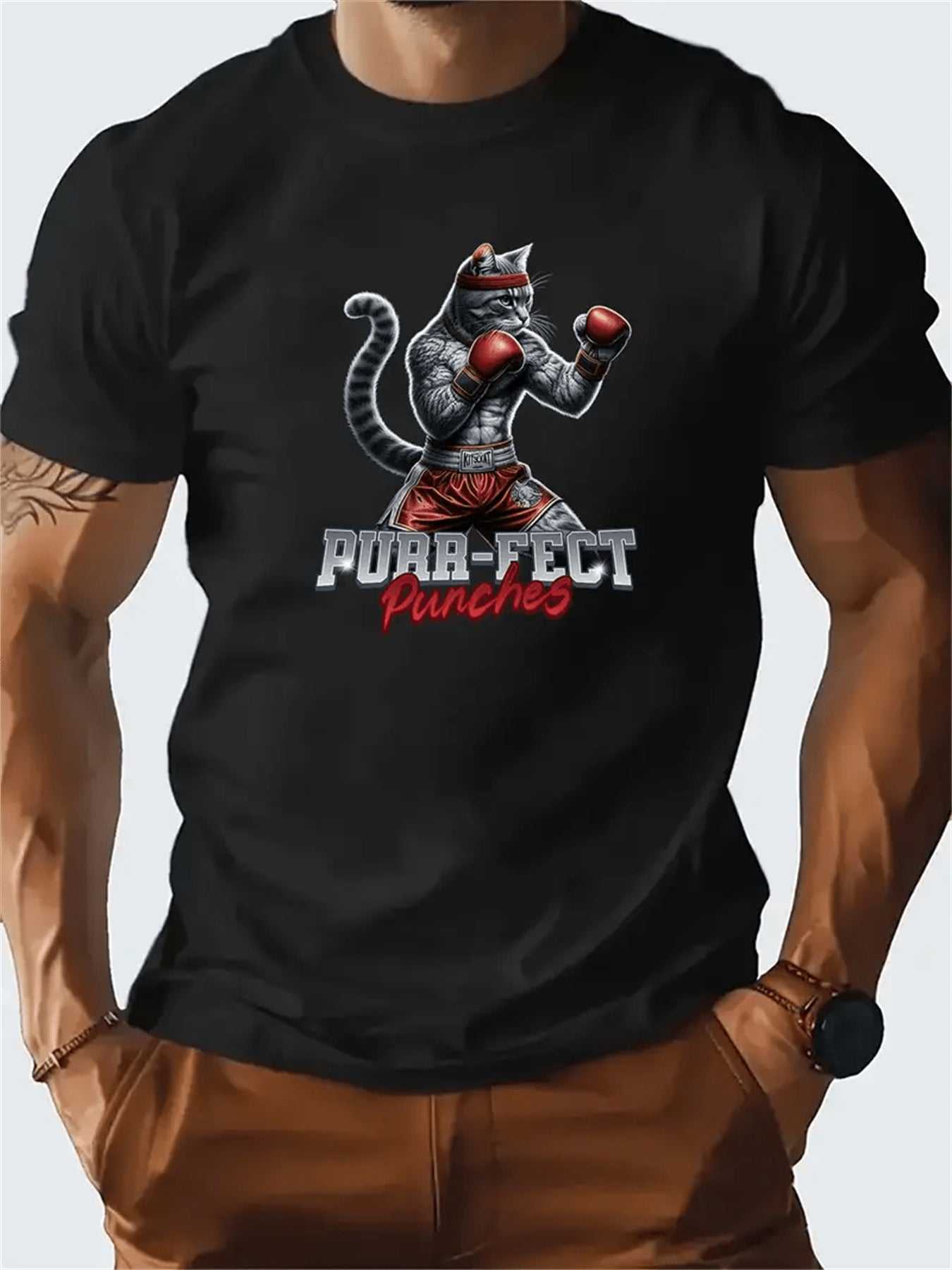 MenS Creative Tops, Casual Short Sleeved round Neck T-Shirts, Summer Outdoor Men'S Clothing